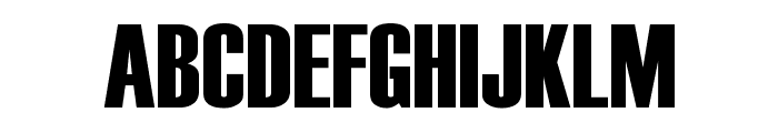 Haettenschweiler Font UPPERCASE