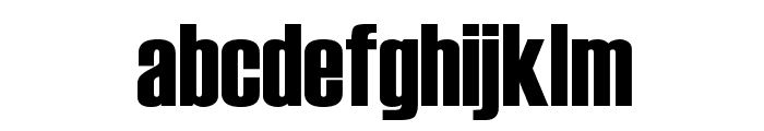 Haettenschweiler Font LOWERCASE