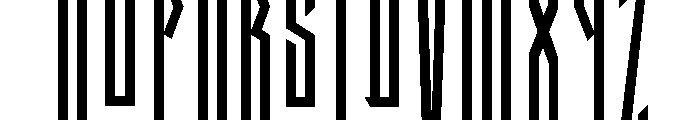 Halfwayhouse Font LOWERCASE