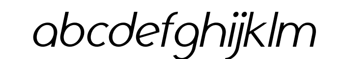 Halifax-Italic Font LOWERCASE