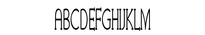 Halix-ExtracondensedRegular Font UPPERCASE