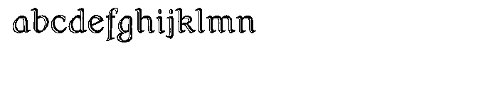 Hamlet Handtooled Font LOWERCASE