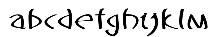 Handi-ExtraexpandedBold Font LOWERCASE