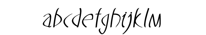 Handi-Italic Font LOWERCASE