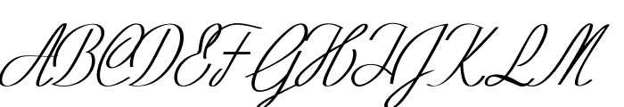 Hansel-CondensedItalic Font UPPERCASE
