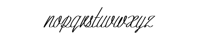 Hansel-CondensedItalic Font LOWERCASE