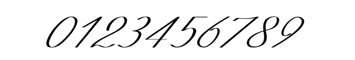 Hansel-Italic Font OTHER CHARS