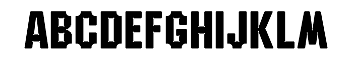 Hardy Regular Font LOWERCASE
