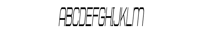 Harkin-ExtracondensedItalic Font UPPERCASE