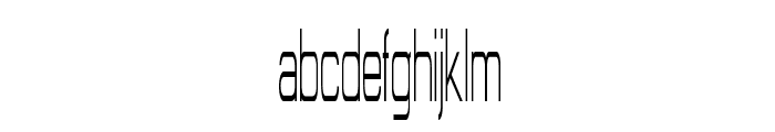 Harkin-ExtracondensedRegular Font LOWERCASE