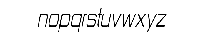 Harkin-Italic Font LOWERCASE