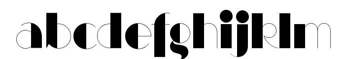 HarlemNights-Regular Font LOWERCASE