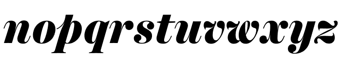 Harriet Display Black Italic Font LOWERCASE