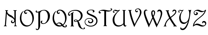 Harrington Font UPPERCASE