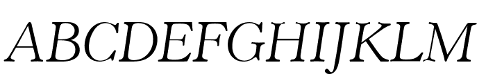 Hastings-Italic Font UPPERCASE