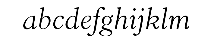 Hastings-Italic Font LOWERCASE