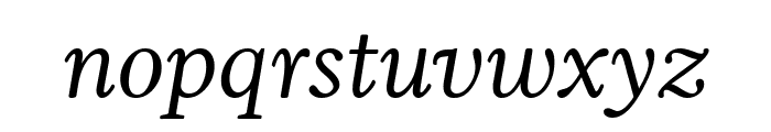 Hastings-SemiBoldItalic Font LOWERCASE