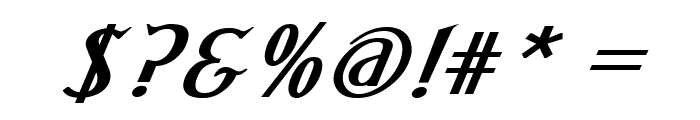 Havolin-BoldItalic Font OTHER CHARS