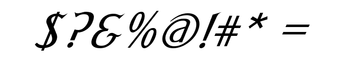 HavolinItalic Font OTHER CHARS