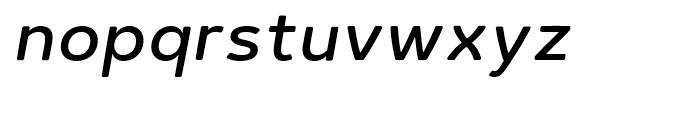 Habanera Rounded Medium Italic Font LOWERCASE