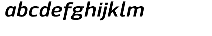 Hackman Bold Italic Font LOWERCASE