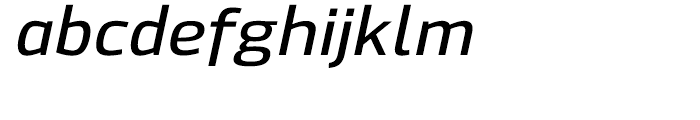 Hackman DemiBold Italic Font LOWERCASE