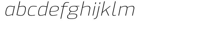Hackman Light Italic Font LOWERCASE