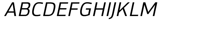 Hackman Medium Italic Font UPPERCASE