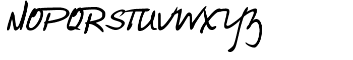 Hakon Handwriting Regular Font UPPERCASE