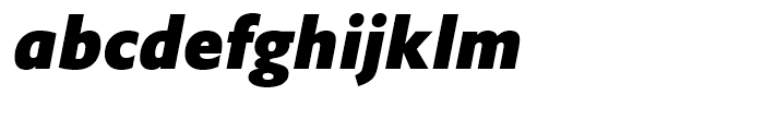 Halifax Black Italic Font LOWERCASE