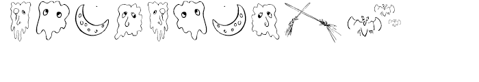 Halloween Fleurons Regular Font OTHER CHARS