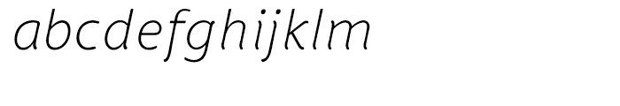 Halvorsen Light Italic Font LOWERCASE