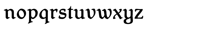 Hamlet Regular Font LOWERCASE