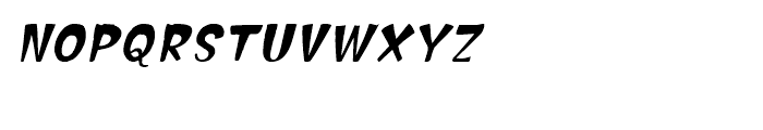Hammerhead Oblique Font LOWERCASE