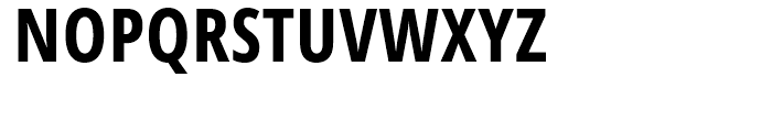 Handset Sans WGL Condensed Bold Font UPPERCASE