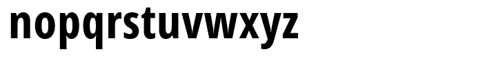 Handset Sans WGL Condensed Bold Font LOWERCASE