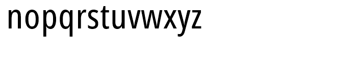 Handset Sans WGL Condensed Regular Font LOWERCASE