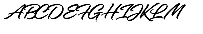 Hangbird Regular Font UPPERCASE