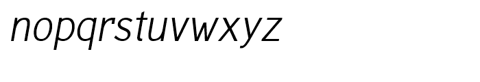 Hanseat Italic Font LOWERCASE
