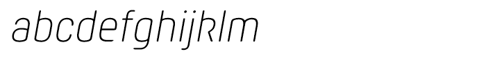 Hansom FY Light Italic Font LOWERCASE