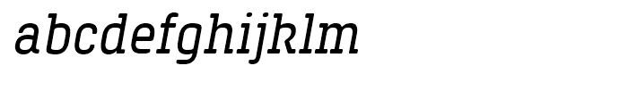 Hansom Slab FY Italic Font LOWERCASE