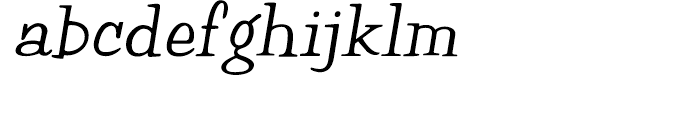 Happy Italic Font LOWERCASE