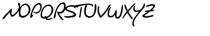 Harald Handwriting Regular Font UPPERCASE