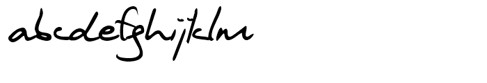 Harald Handwriting Regular Font LOWERCASE