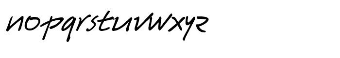Harico Handwriting Pro Regular Font LOWERCASE