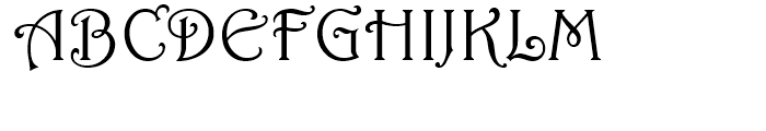 Harrington Regular MST Font UPPERCASE
