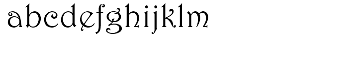 Harrington Regular MST Font LOWERCASE