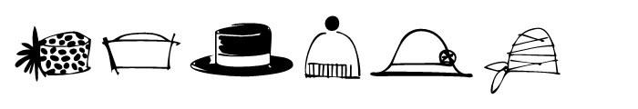 Hat Doodles Regular Font LOWERCASE