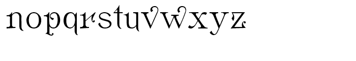 Hattan Antique Regular Font LOWERCASE
