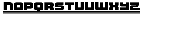 Haulage Commercial Striped Font LOWERCASE